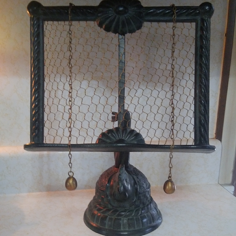 MacKenzie Childs Nesting Chicken Cookbook Stand